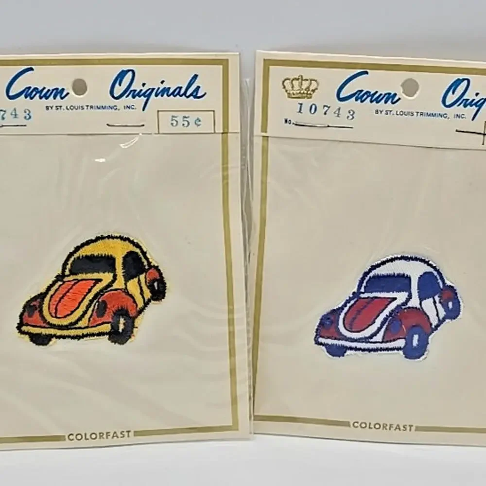 Volkswagen Beetle Vintage‎ 1970's Crown Originals - Sew On Patch No. 10743
